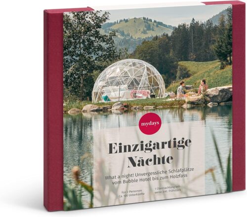 mydays Geschenkbox Einzigartige Nächte, Reise-Gutschein für 2 Personen